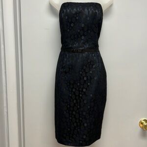 After Six Women’s Convertible Lace Overlayed Belted Dress Size 14